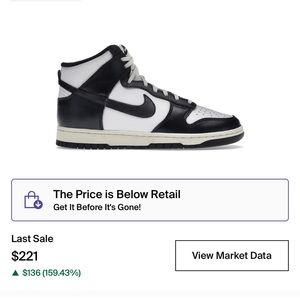 Nike Dunk High Vintage Black